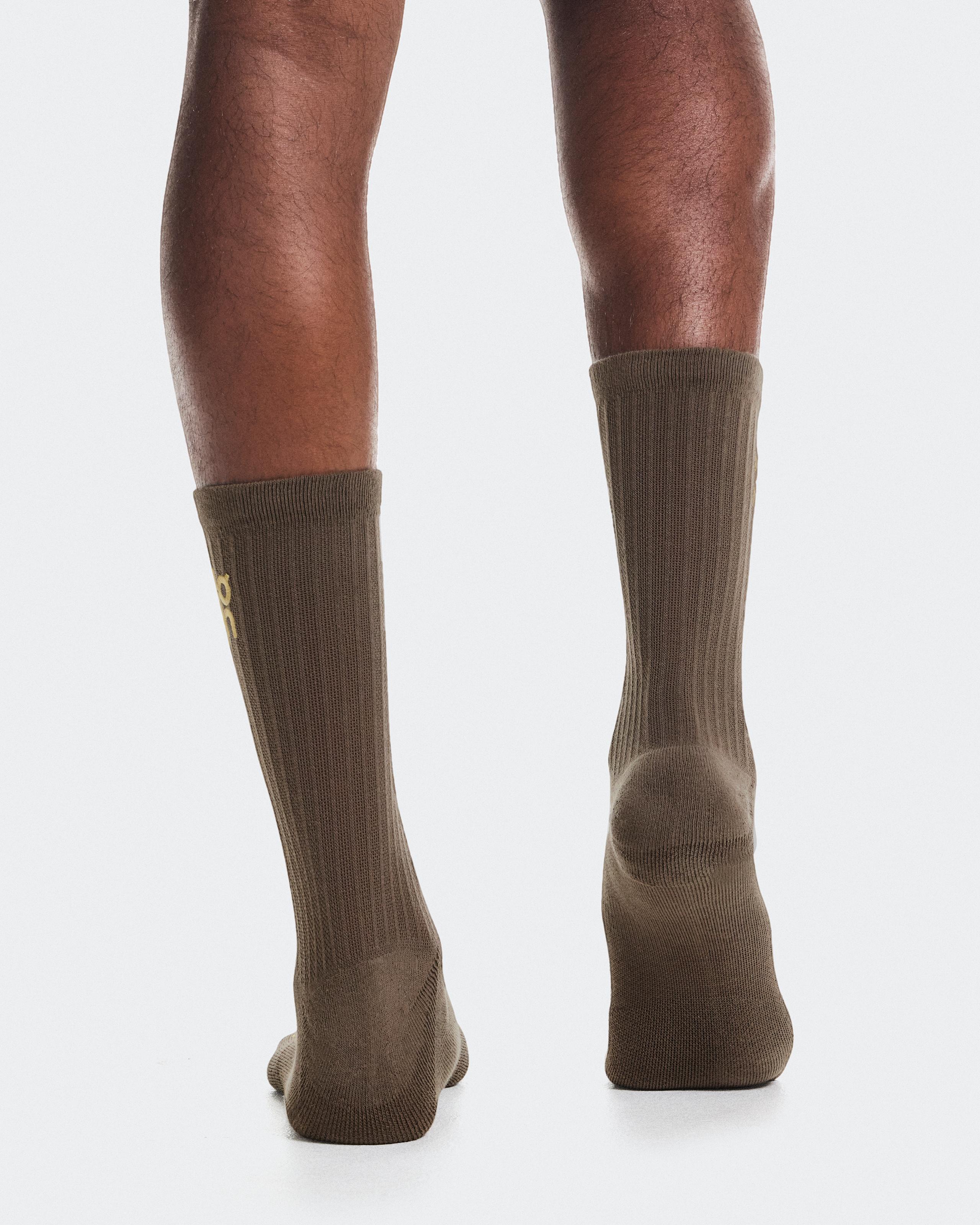Носки Embroidered Logo Sock, 3 пары, Year of the Horse, коричнево-кремовые — фото 3