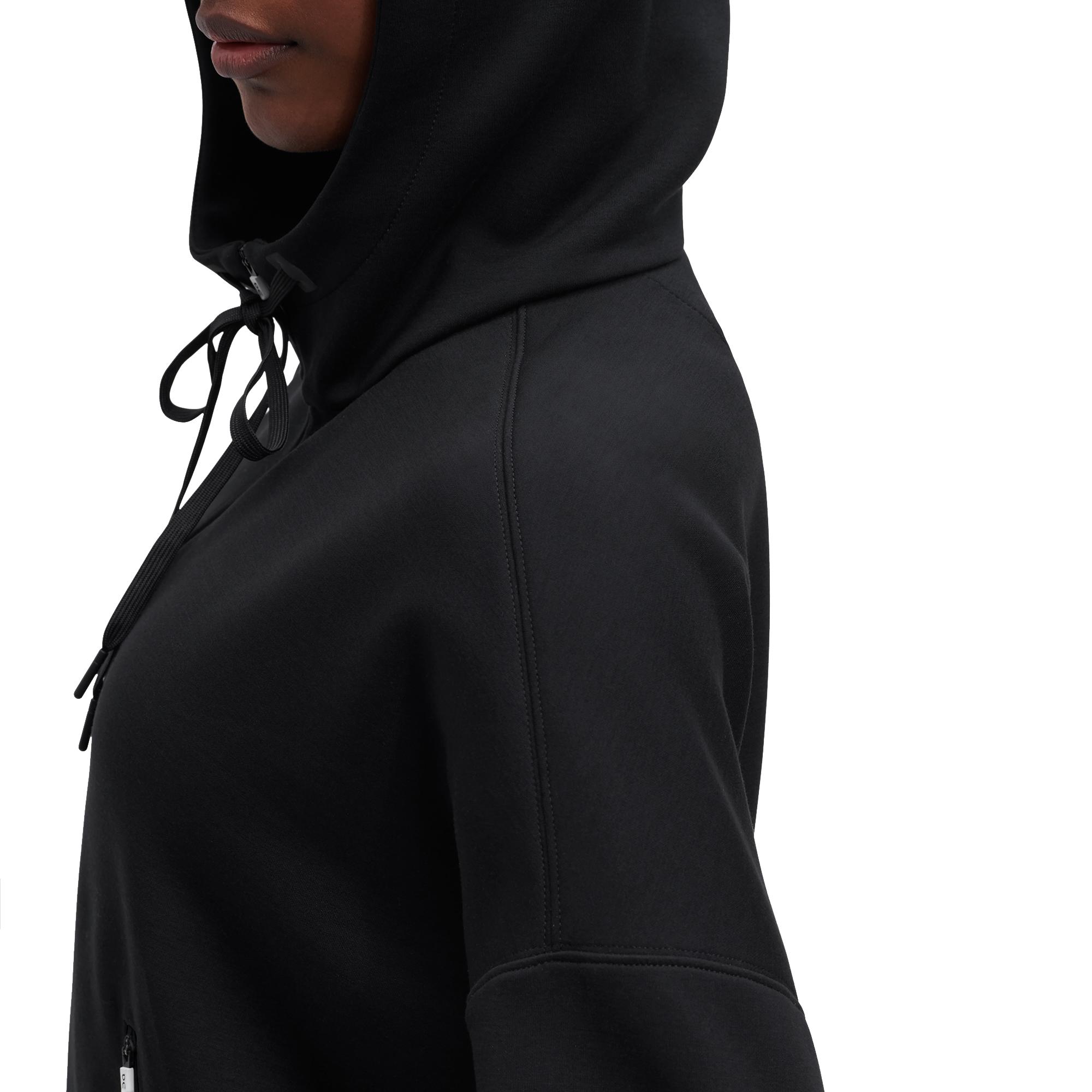 Женское худи On Zipped Hoodie, Black — фото 4