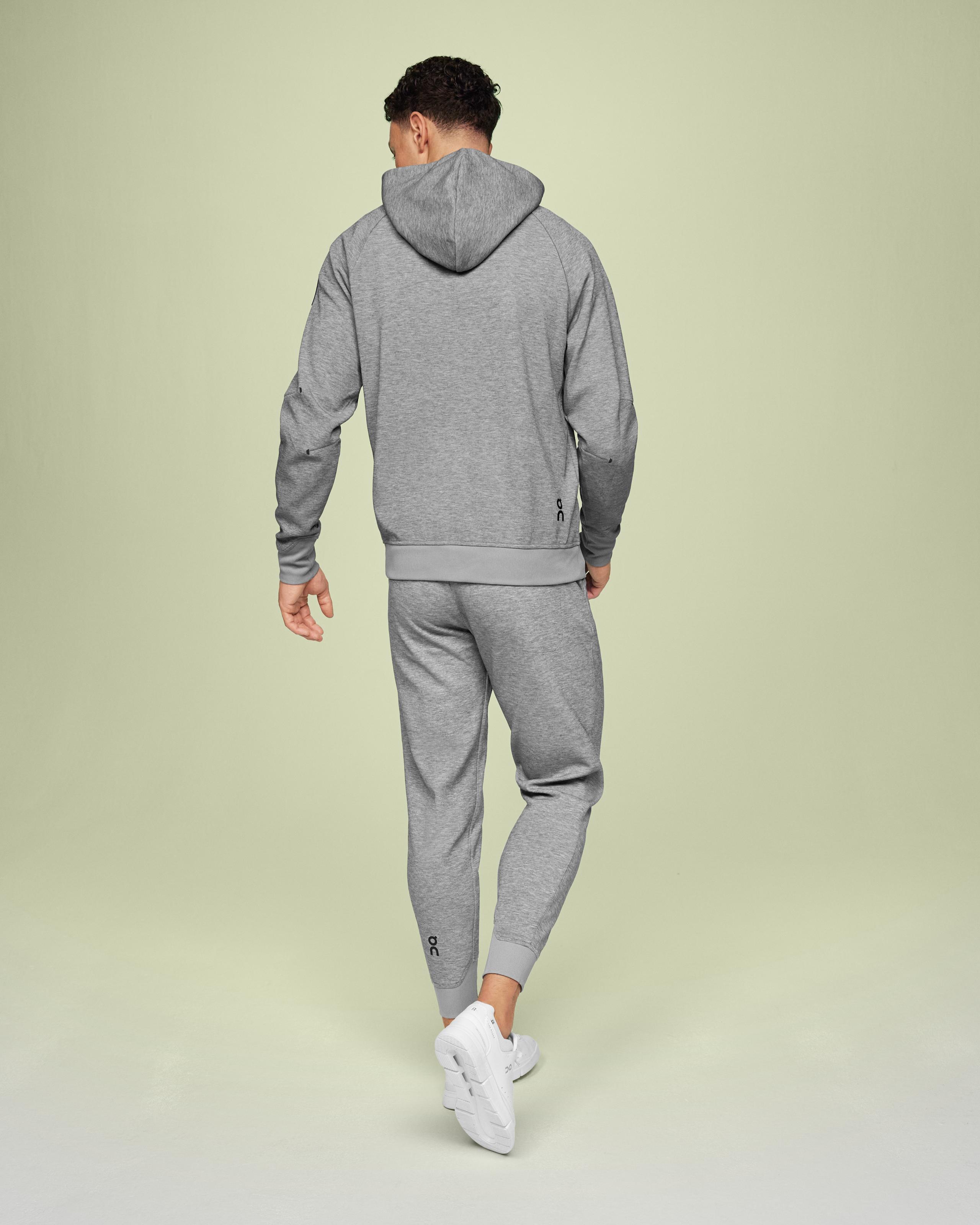 Мужское худи On Zipped Hoodie, Grey — фото 4