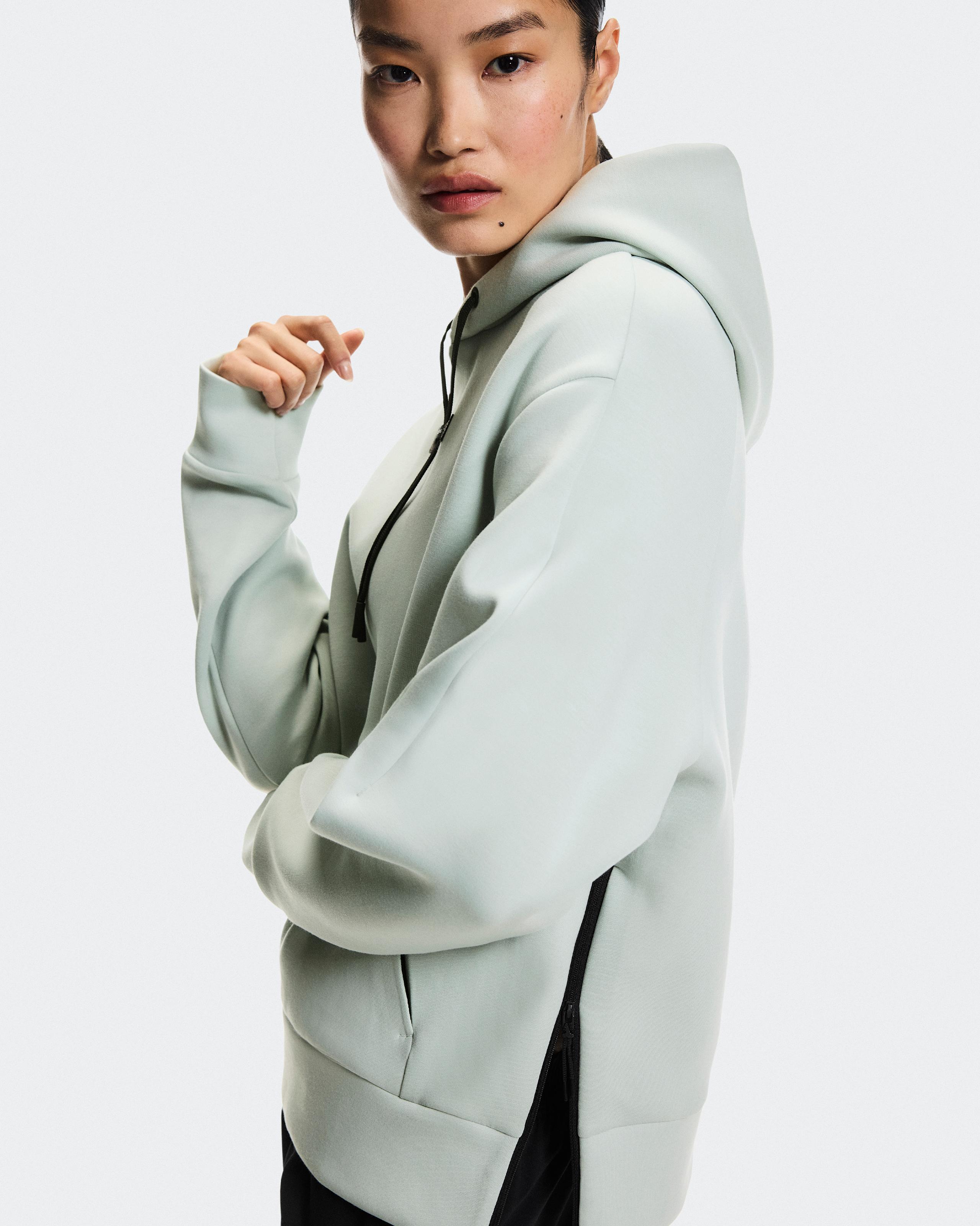 Женское худи On Focus Tech Hoodie, Mineral — фото 7