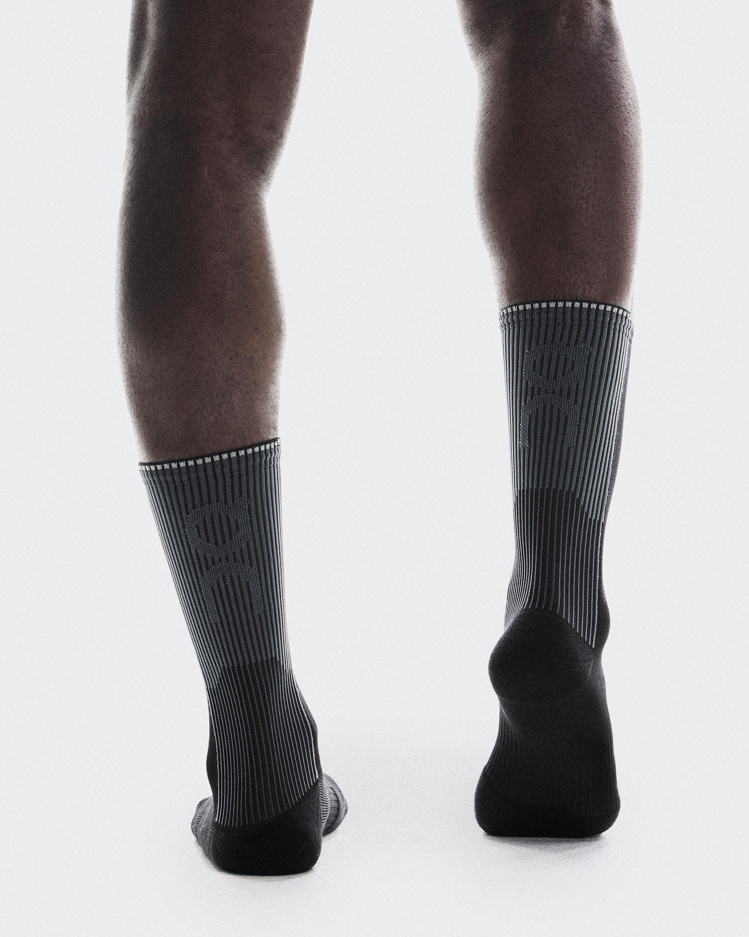 Носки Performance Run Sock High чёрный/затмение — фото 3