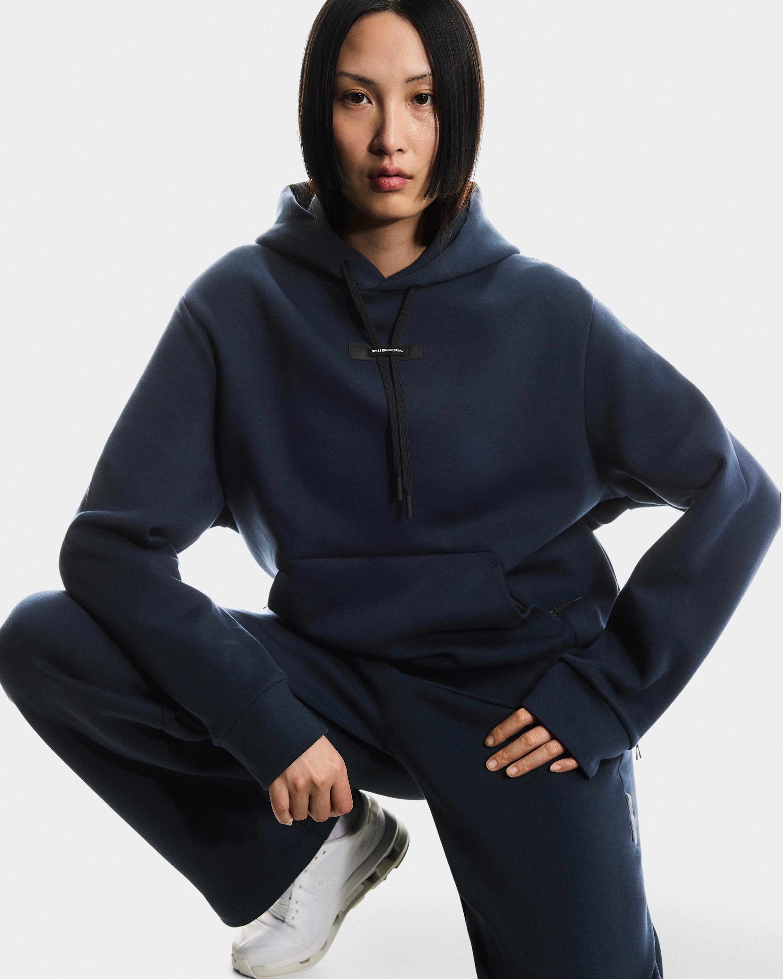 Женское худи On Focus Tech Hoodie, Navy — фото 6