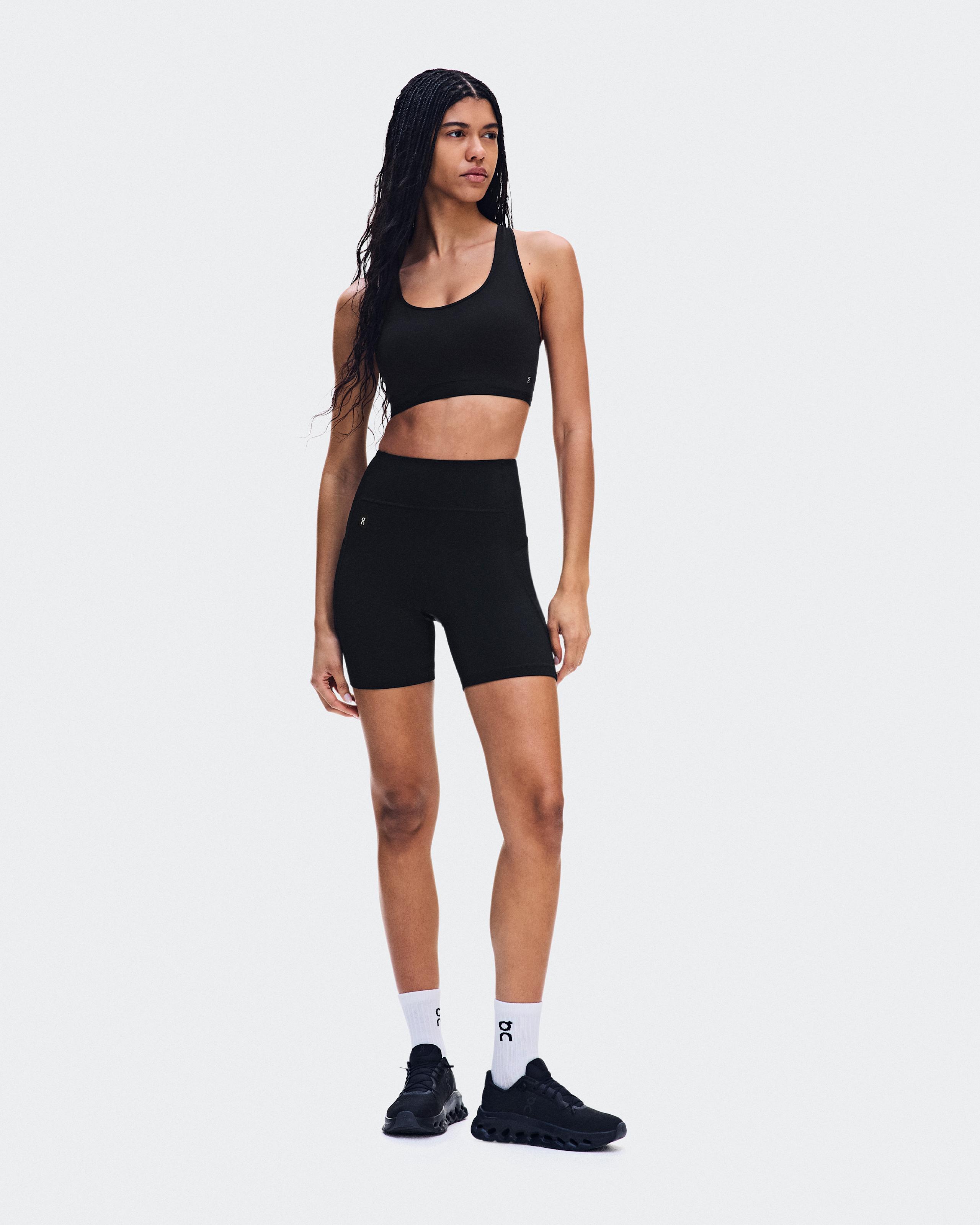 Train Tights Short 6" Black