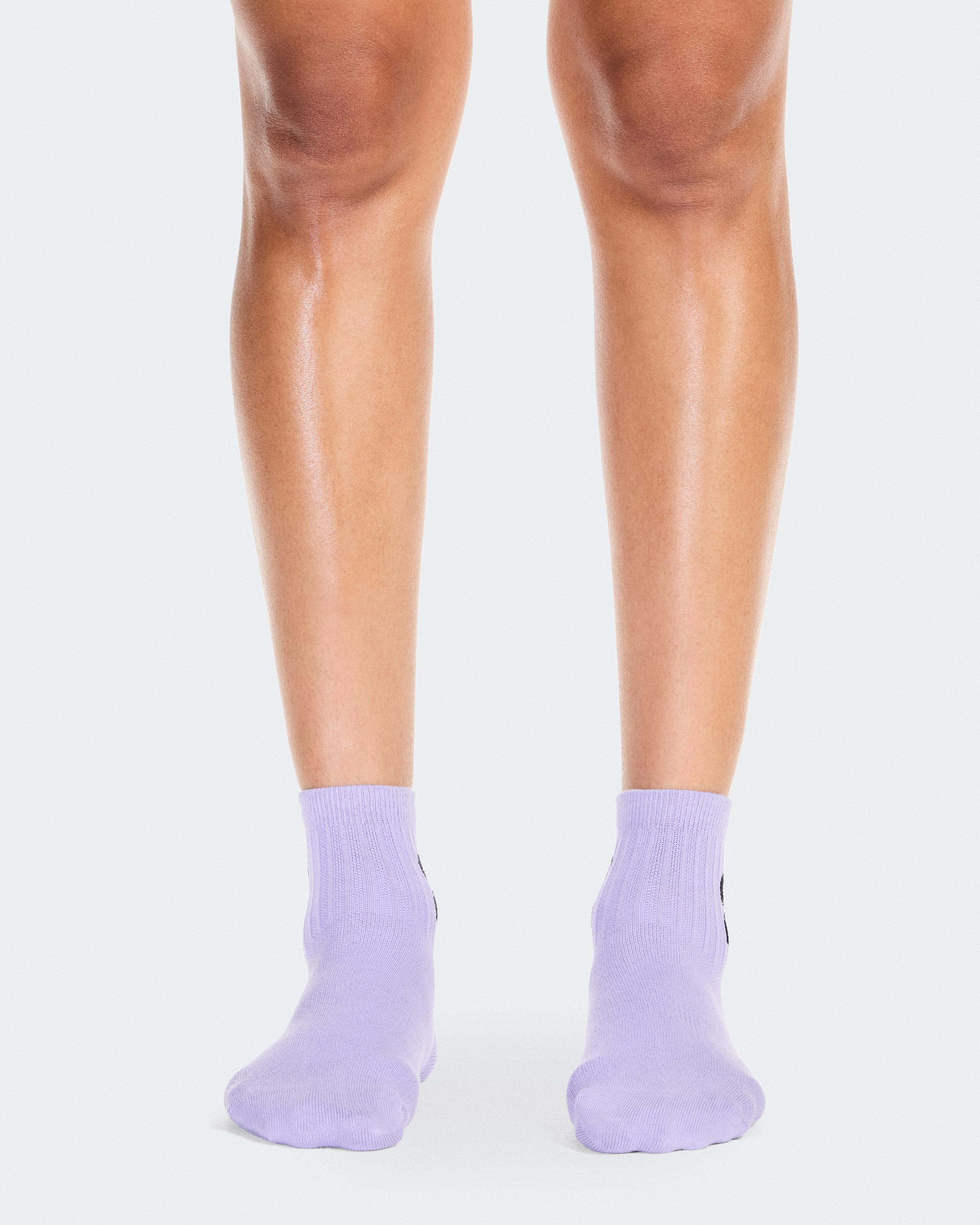 Logo Sock Mid 3P Orchid | Bloom