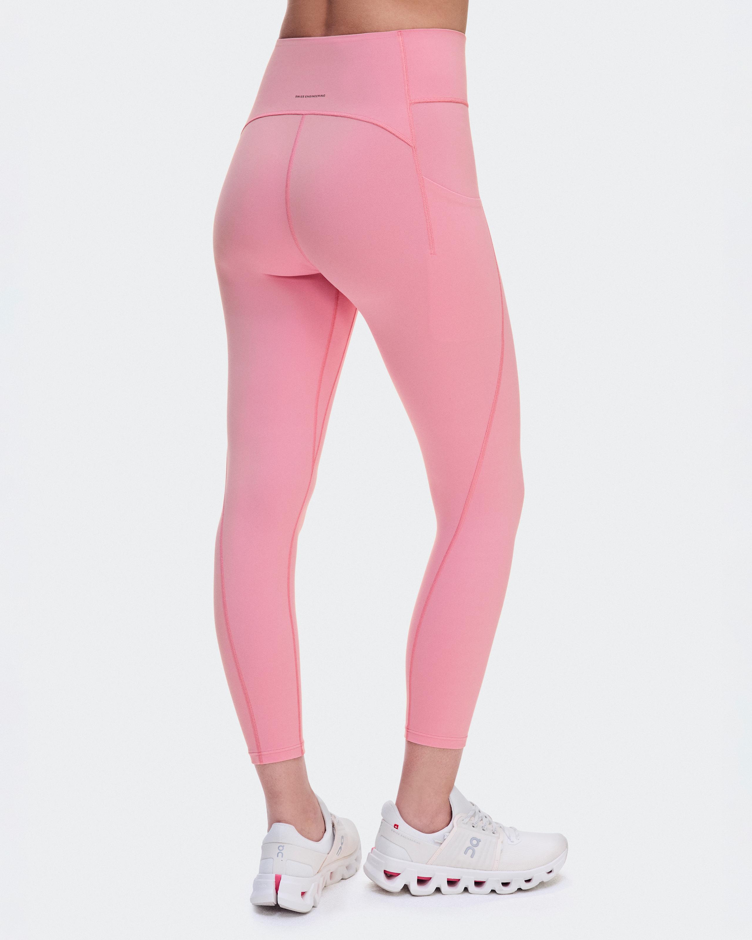 Тайтсы On Studio Leggings 7/8 женские, магнолиево-кремовые — фото 5