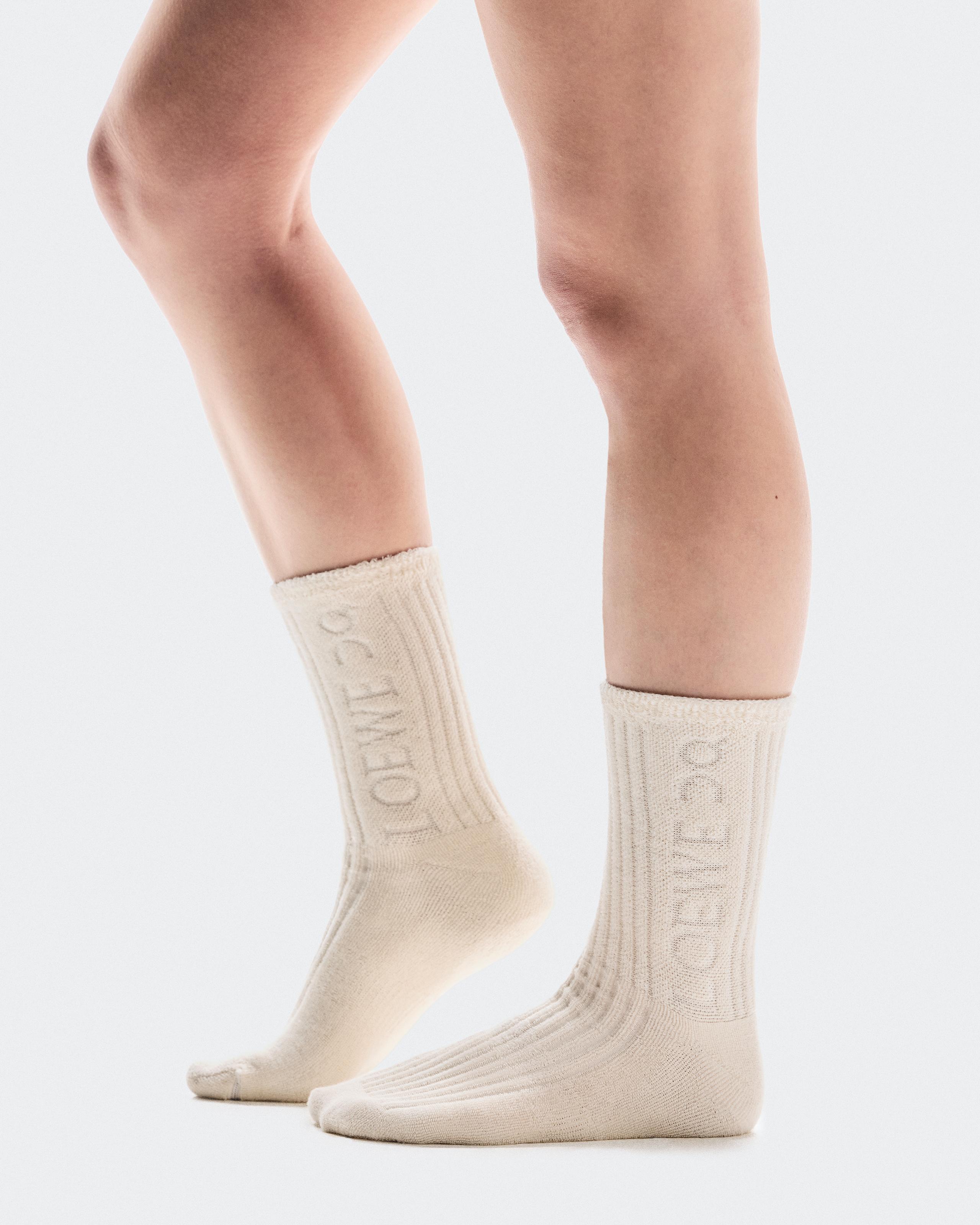 Носки Socks LOEWE слоновая кость — фото 2