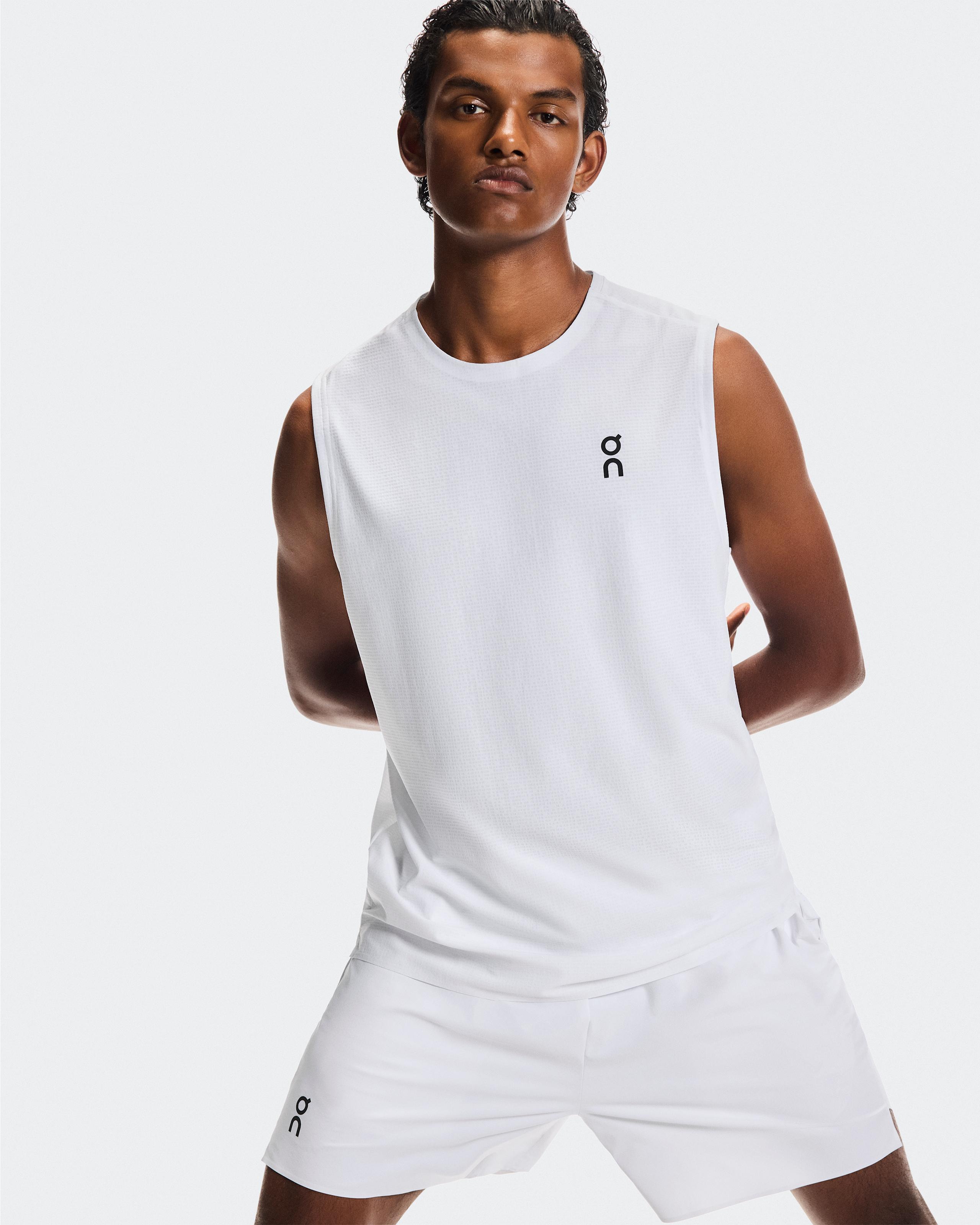 Мужская майка On Court Tank, White — фото 3