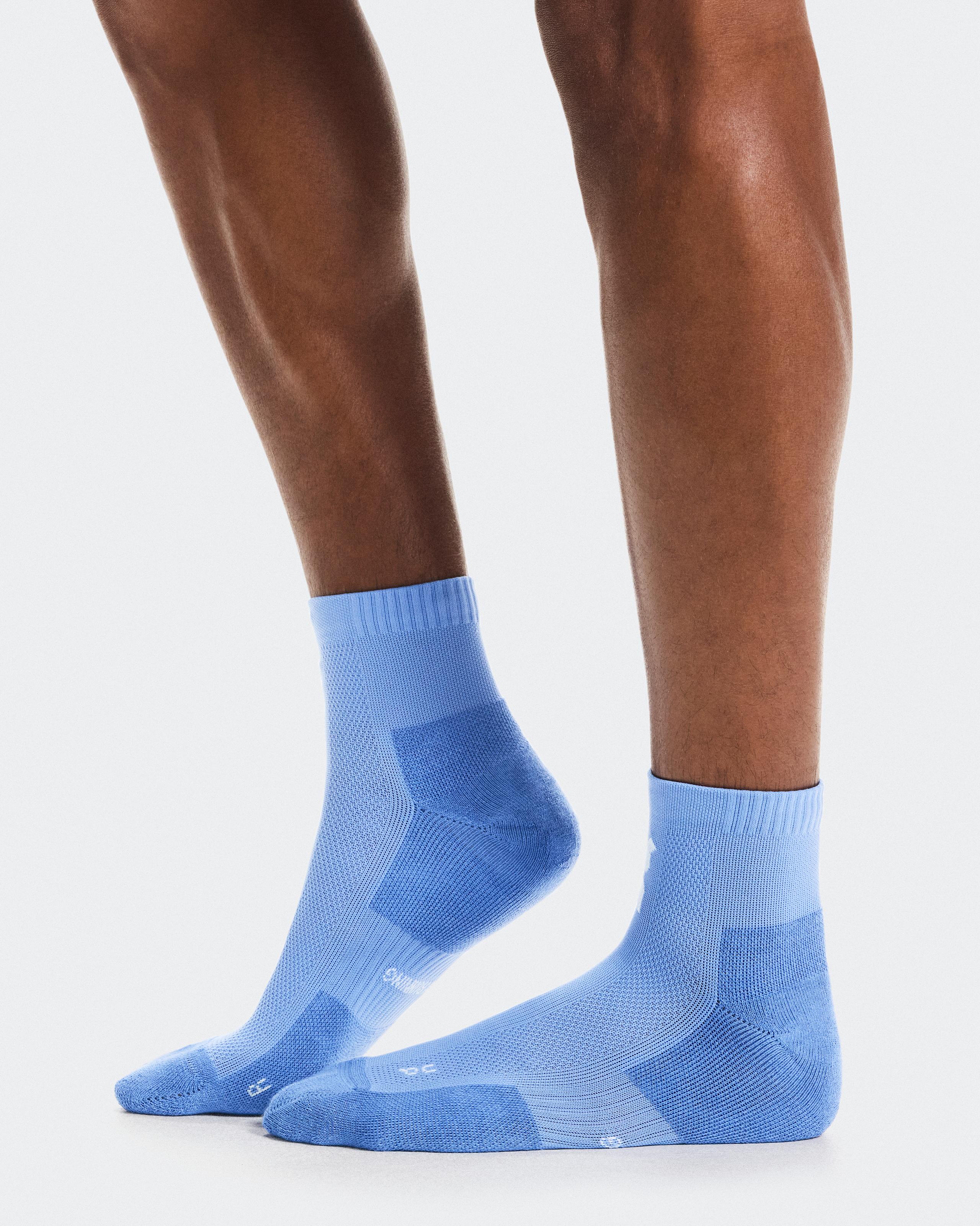 Носки Core Run Sock Mid 2P, морской синий/кремнистый серый — фото 2
