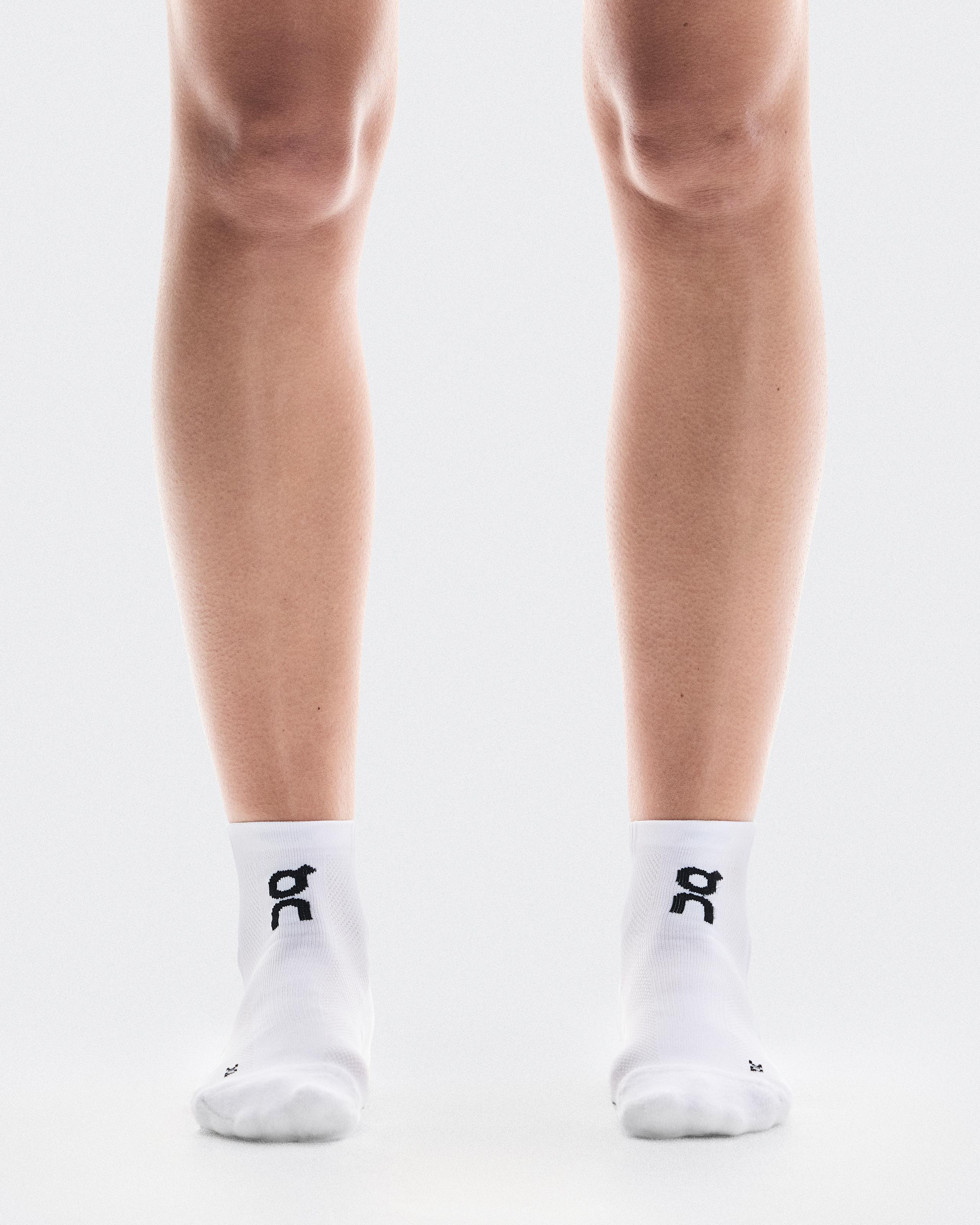 Core Run Sock Mid 2P White