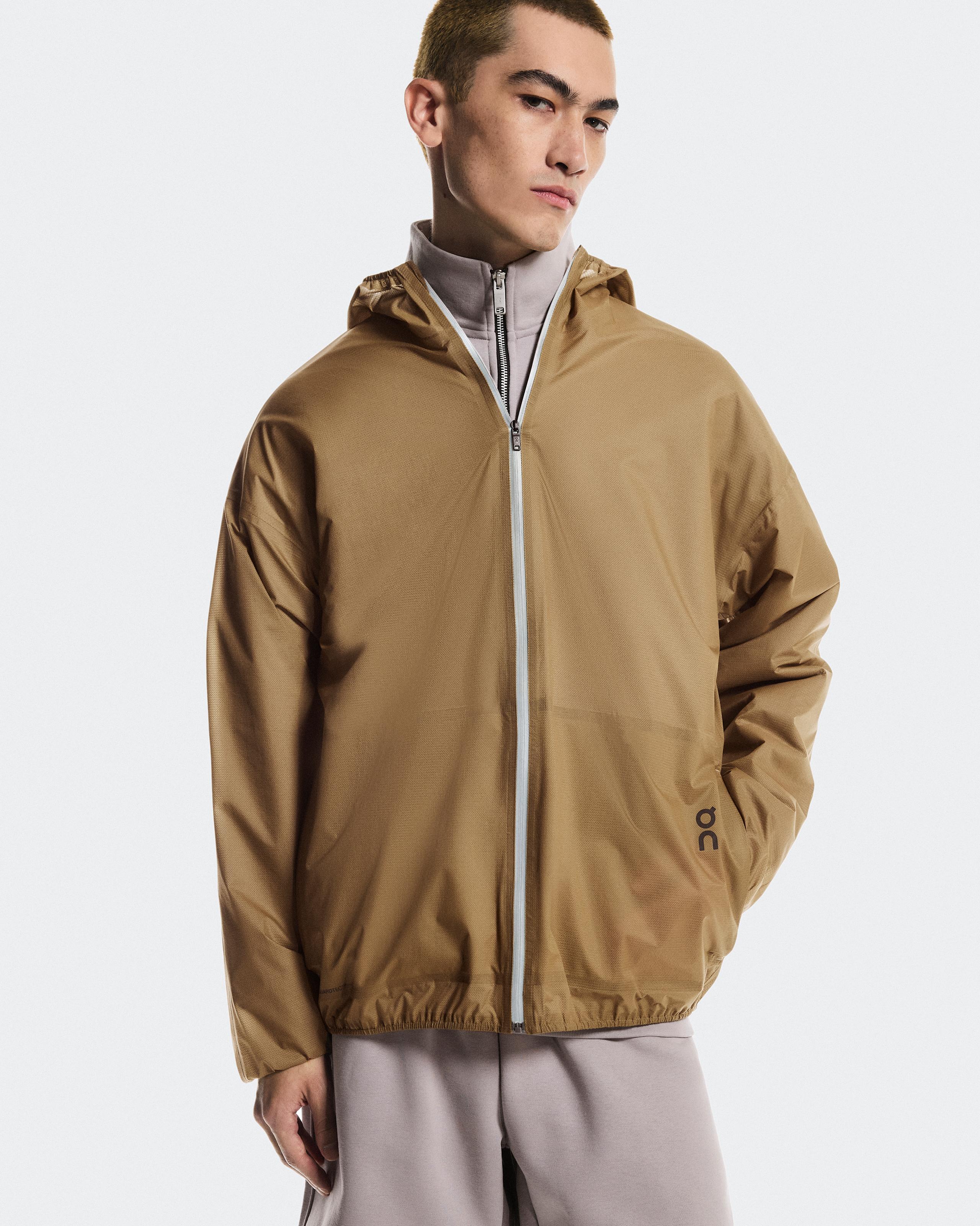 Мужская куртка On Explore Lightweight Waterproof Jacket, Chai — фото 3