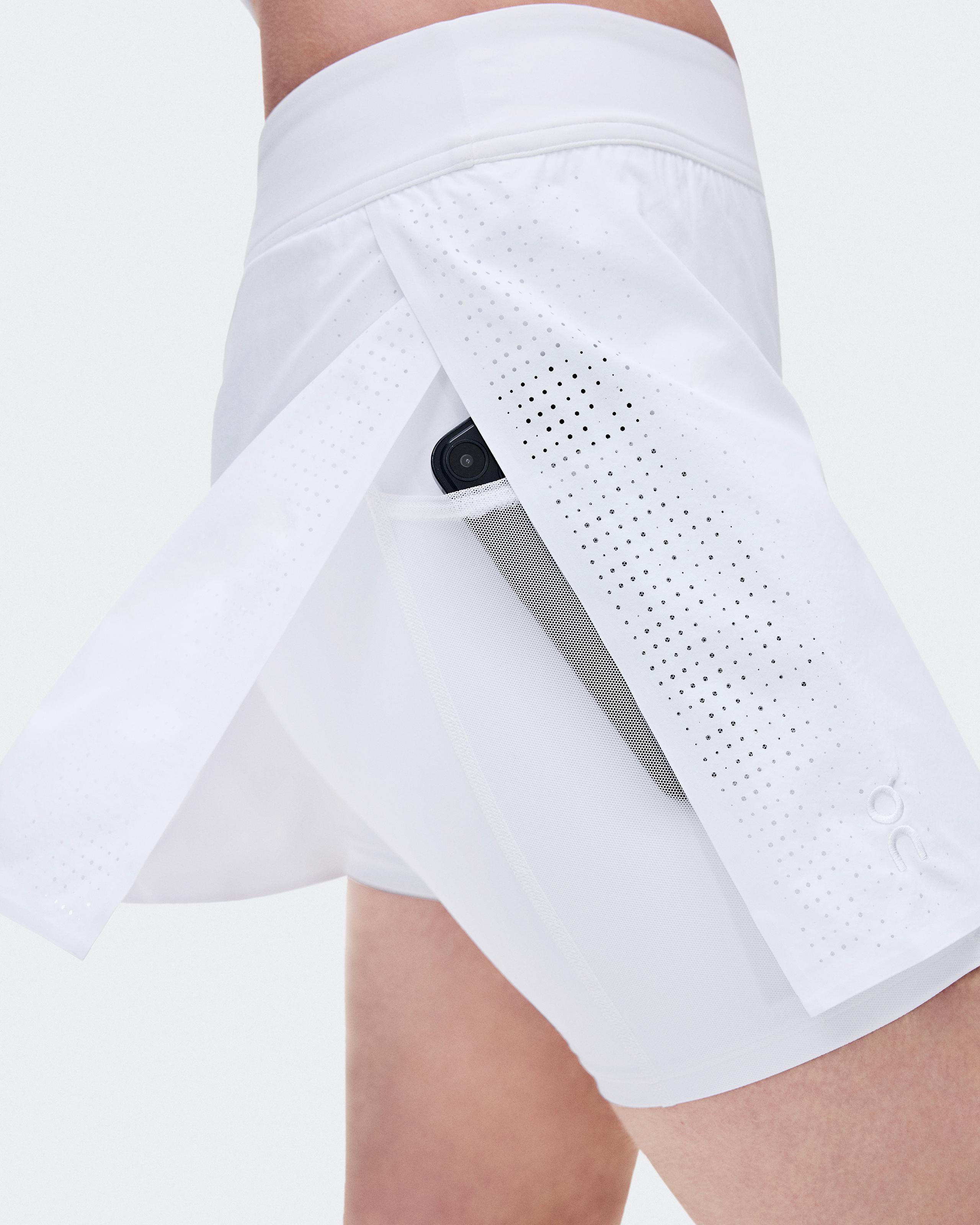 Юбка On Court Skirt Split LDN, белый — фото 6