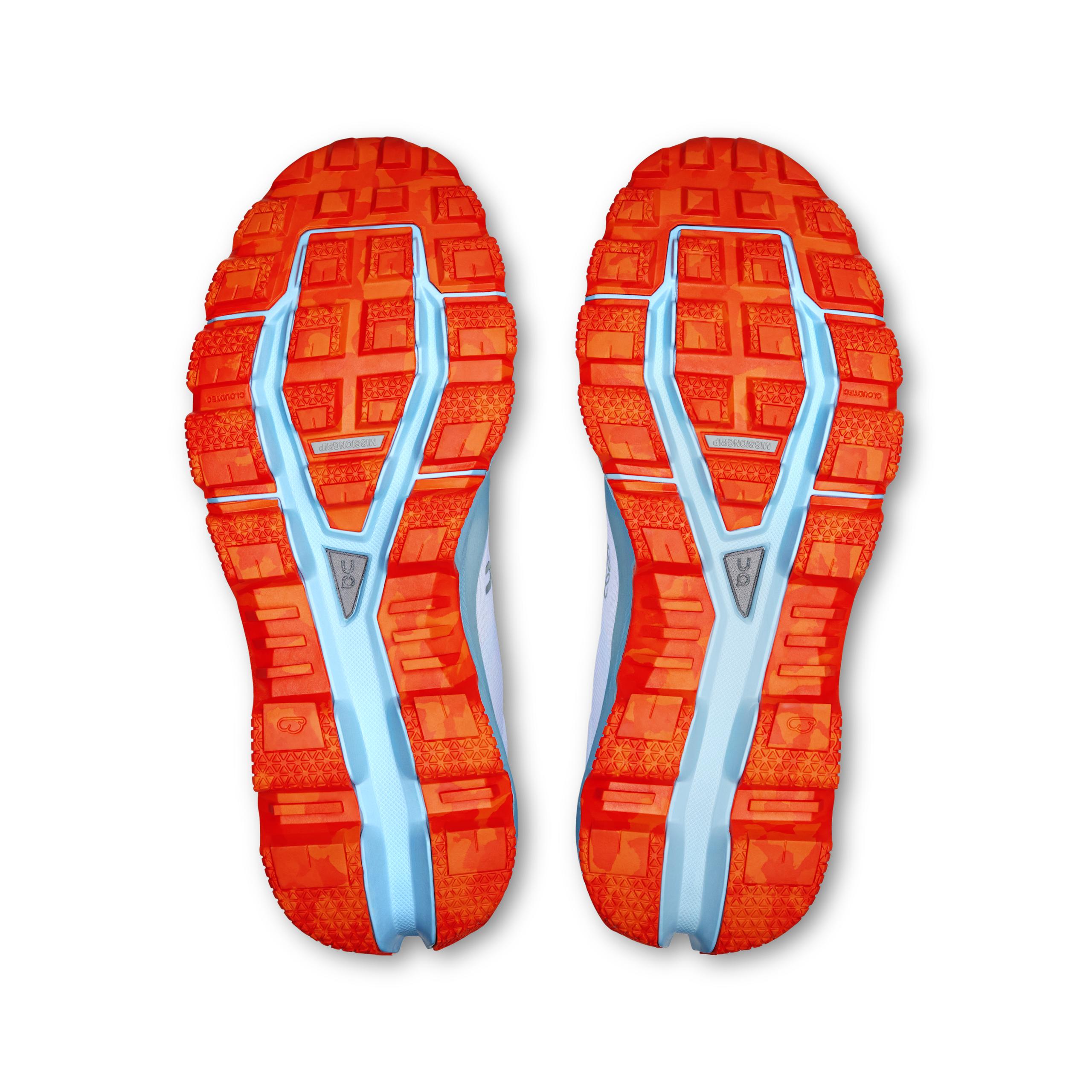 Женские кроссовки On Cloudventure LOEWE 2, Blue / Red / White — фото 3