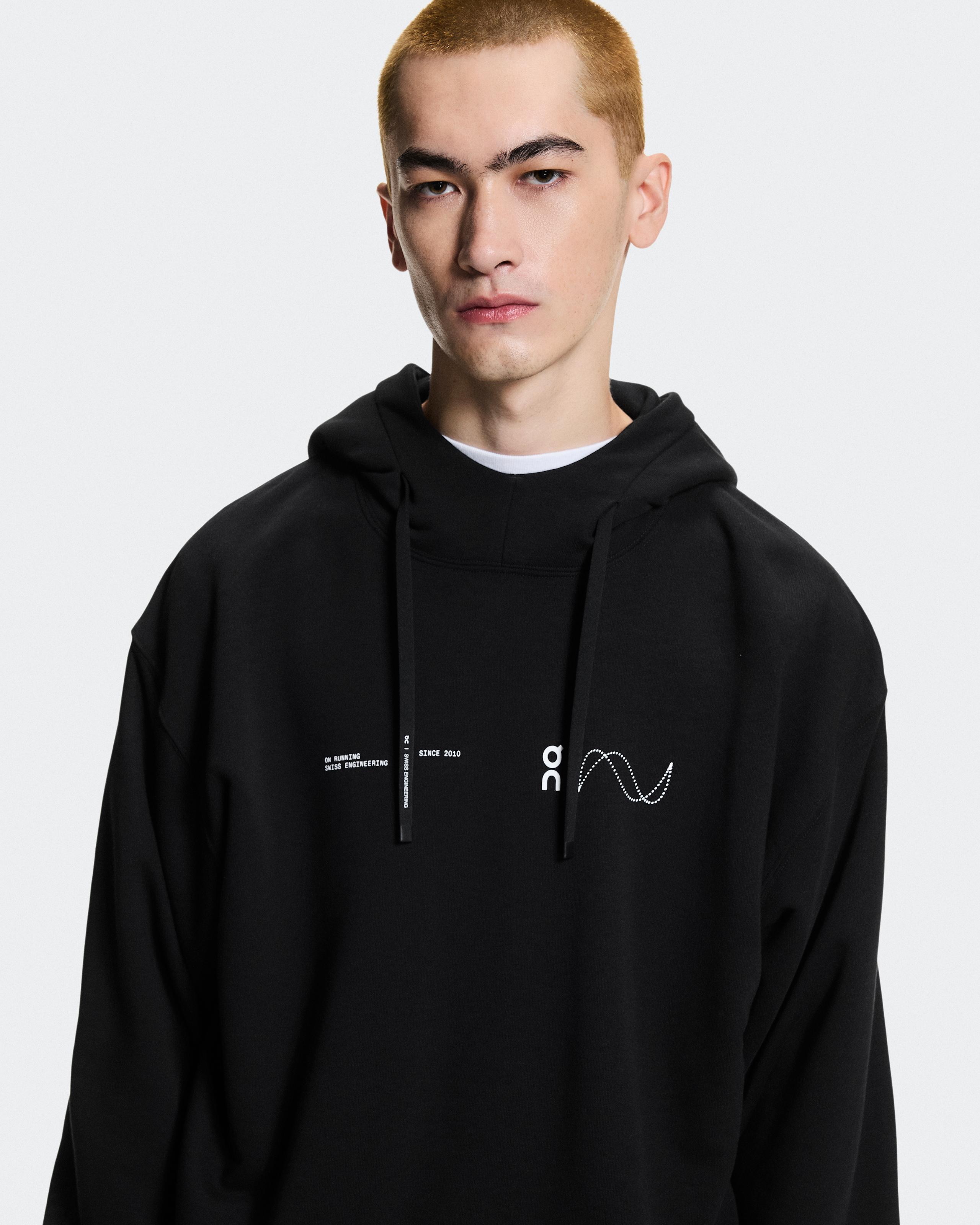 Мужская худи On Club Hoodie Avant, Black — фото 3