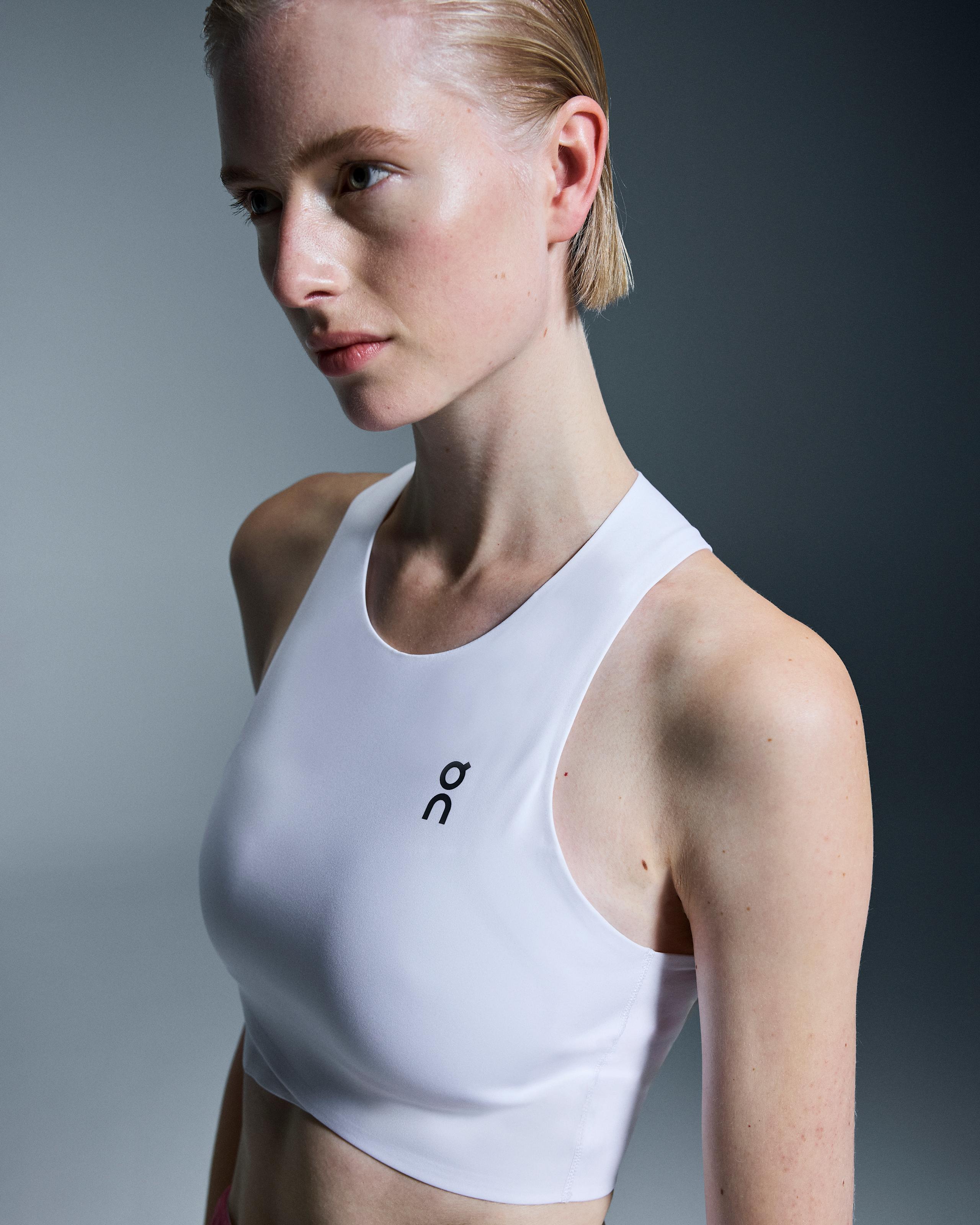 Женский топ On Court Crop Top, White — фото 5