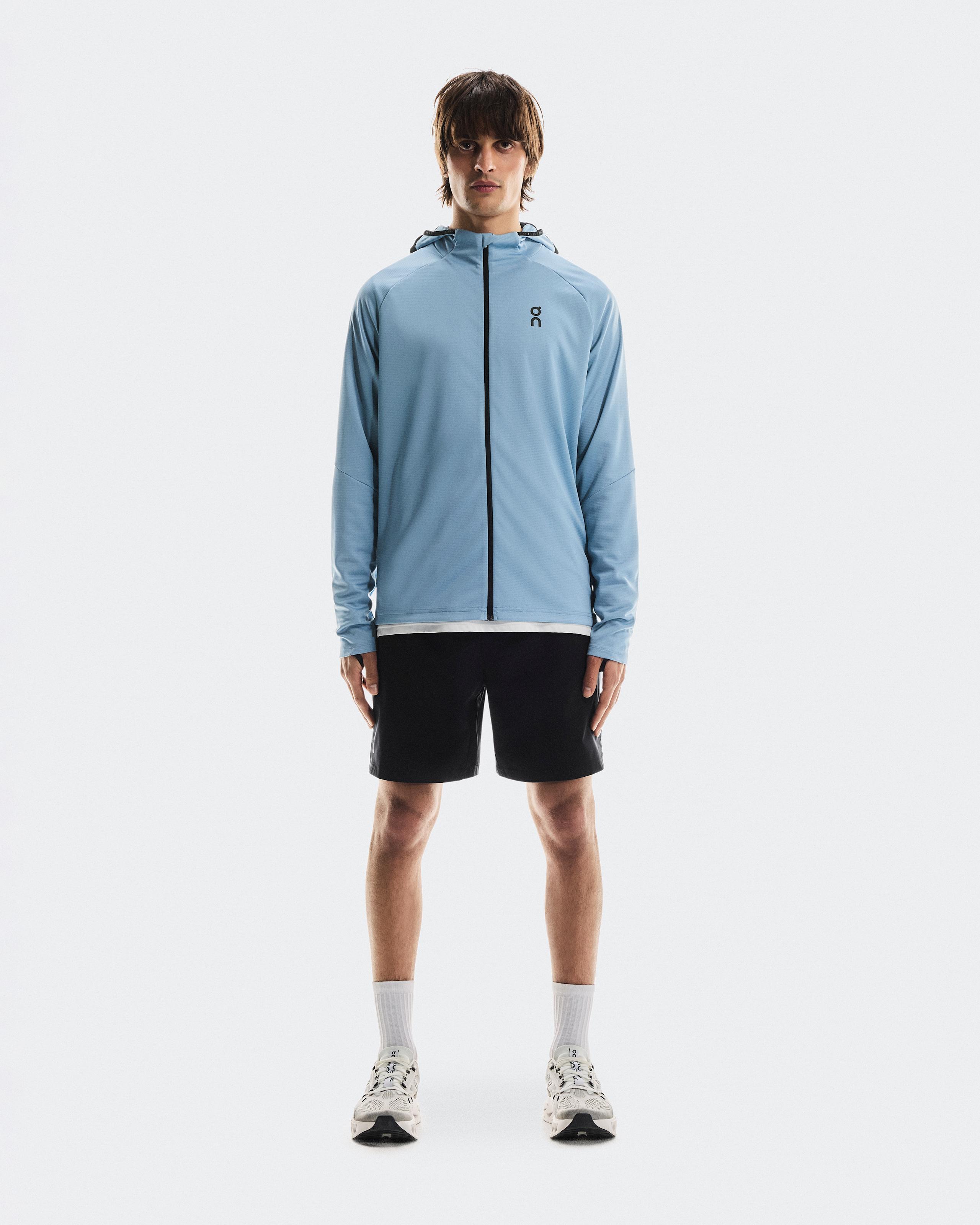 Climate Zip Hoodie Chambray
