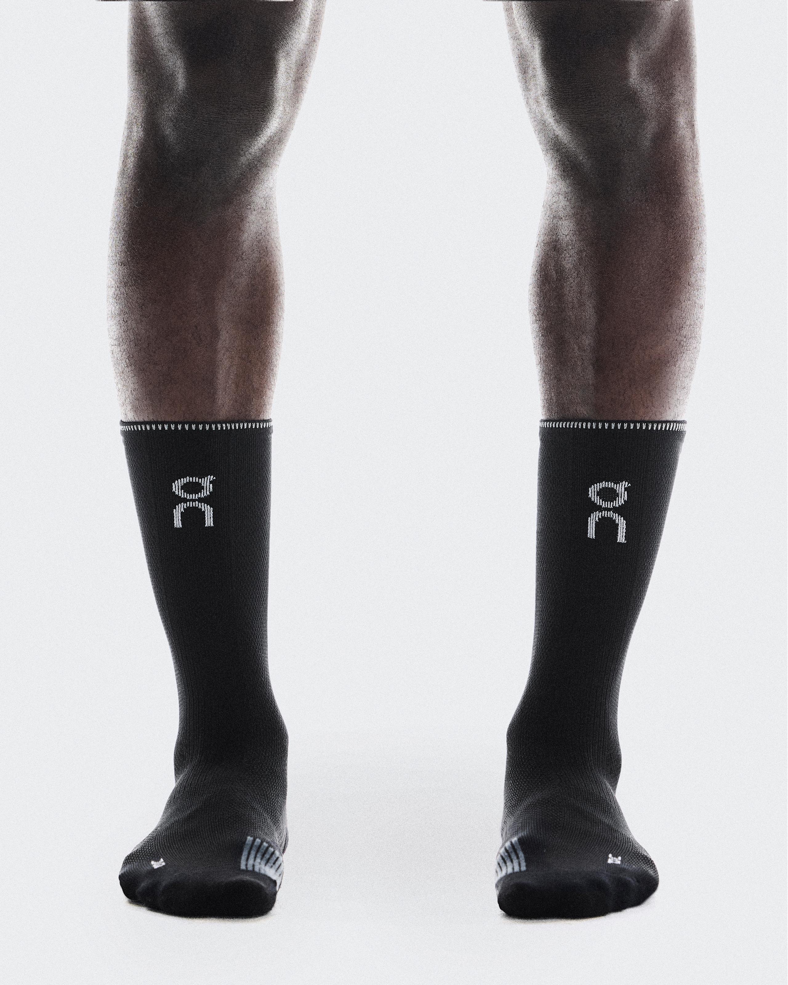 Performance Run Sock High Black | Eclipse