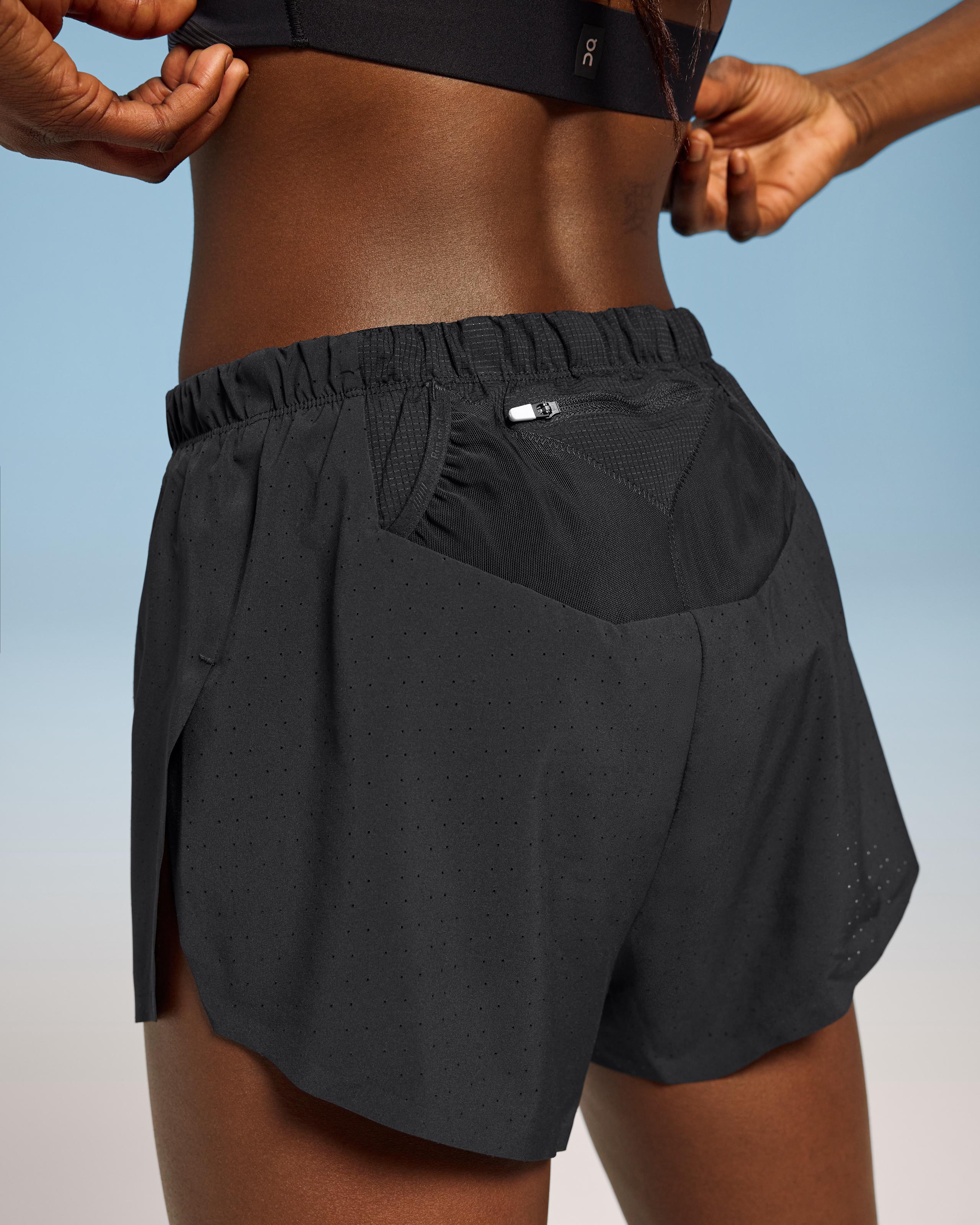 Женские шорты On Race Shorts, Black, арт. 1WE10030553 — фото 3