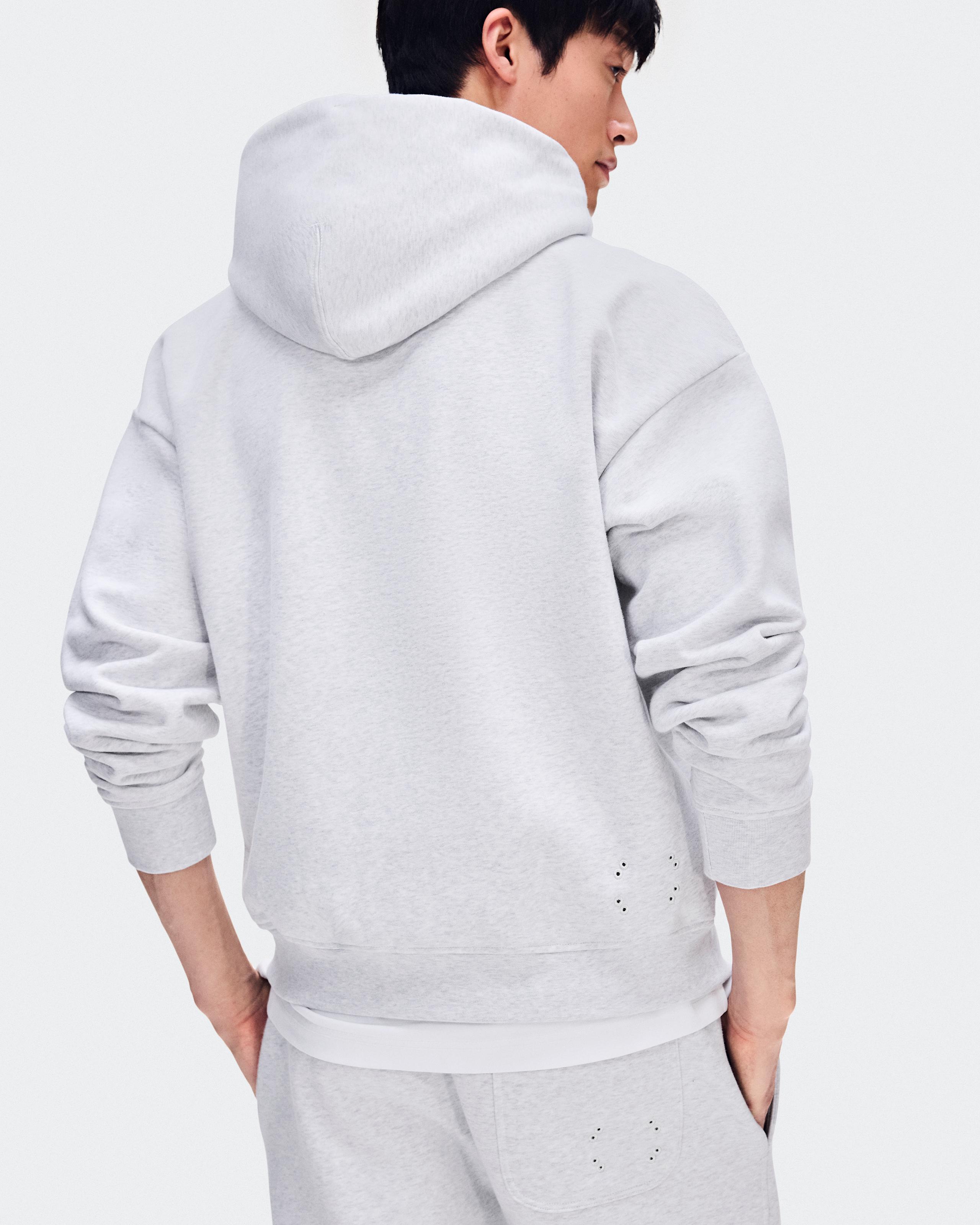 Мужская толстовка On Club Collective Full Zip Hoodie, серо-коричневый Crater — фото 7