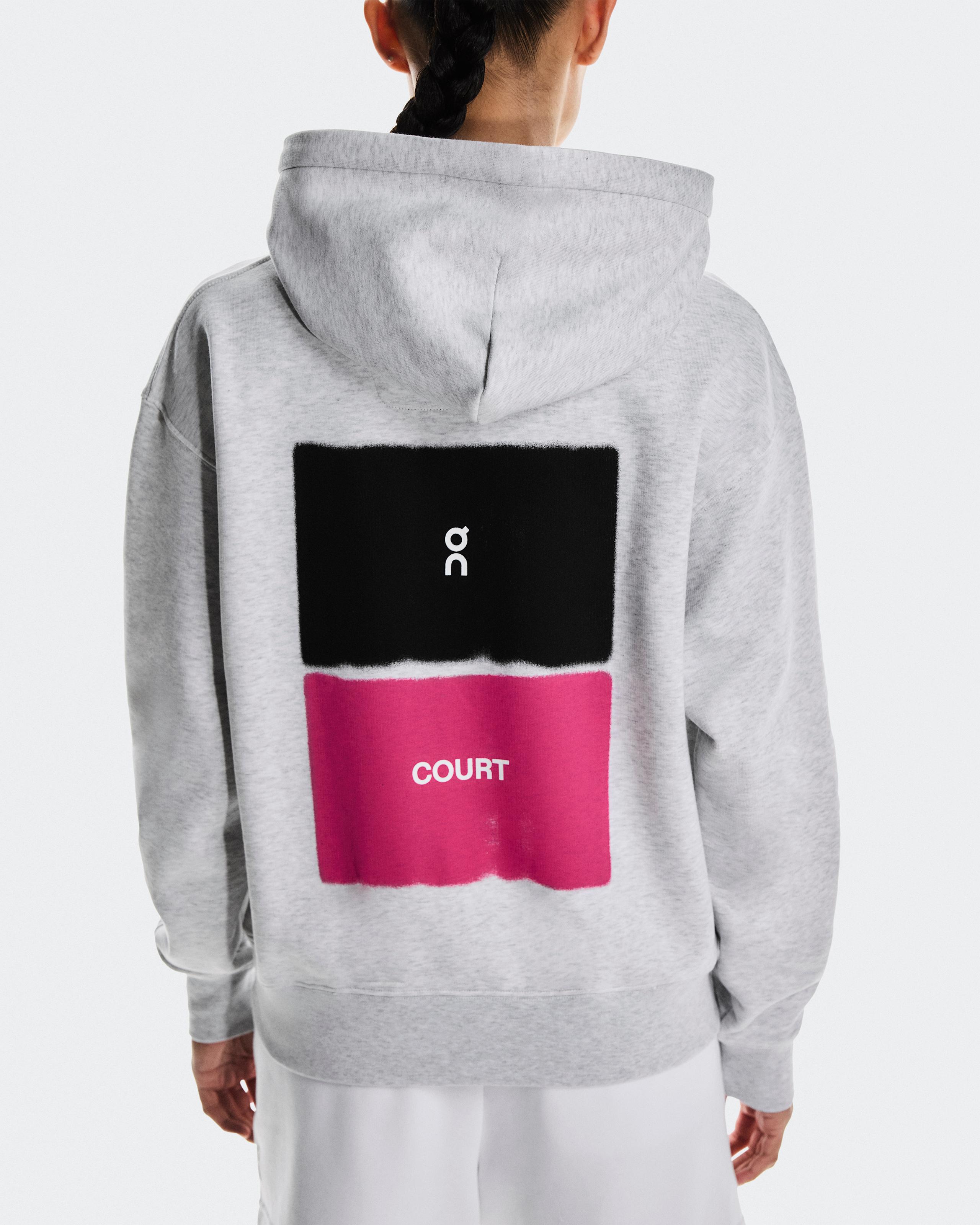 Женская худи On Club Hoodie Court, Crater — фото 4