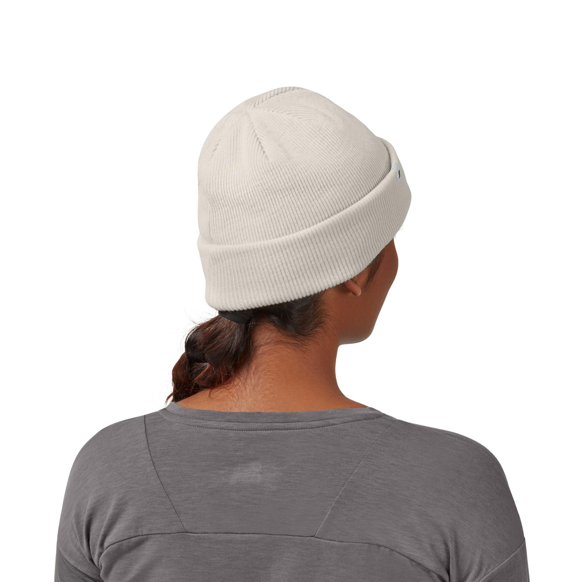 Шапка Merino Beanie, белая — фото 4