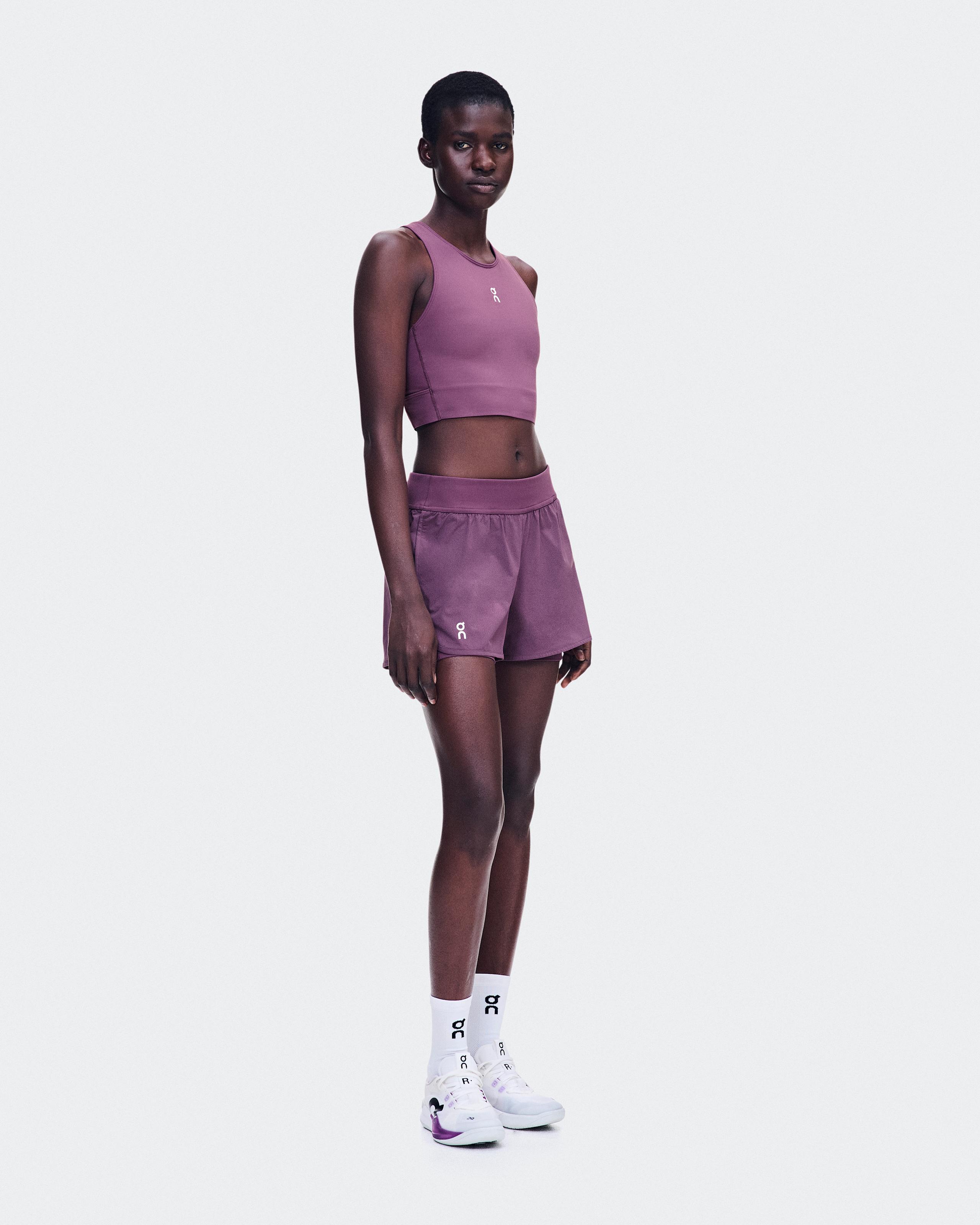 3" Court Shorts 2-in-1 Cassis