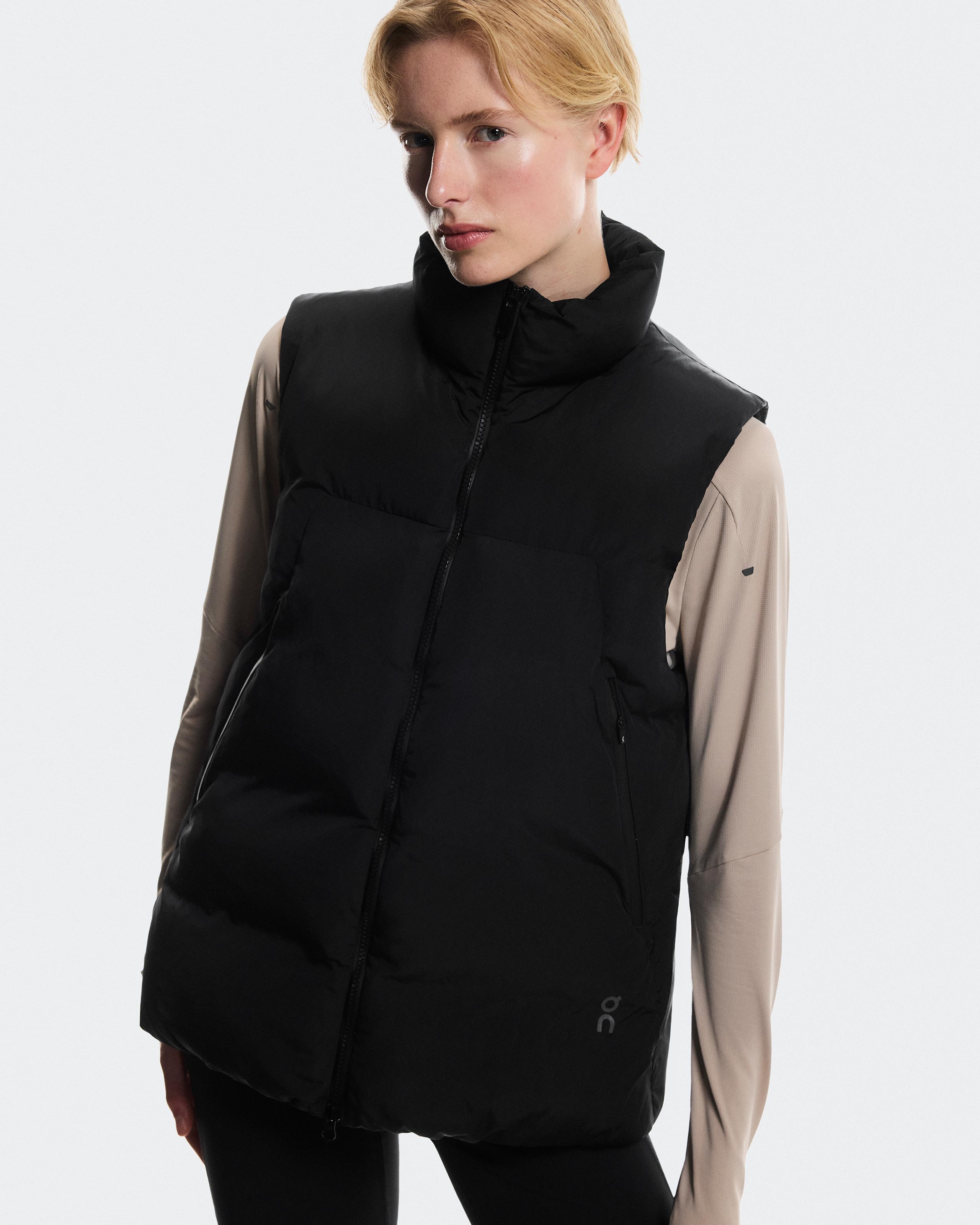 Женский утеплённый жилет All-Day Puffer Vest, чёрный — фото 3