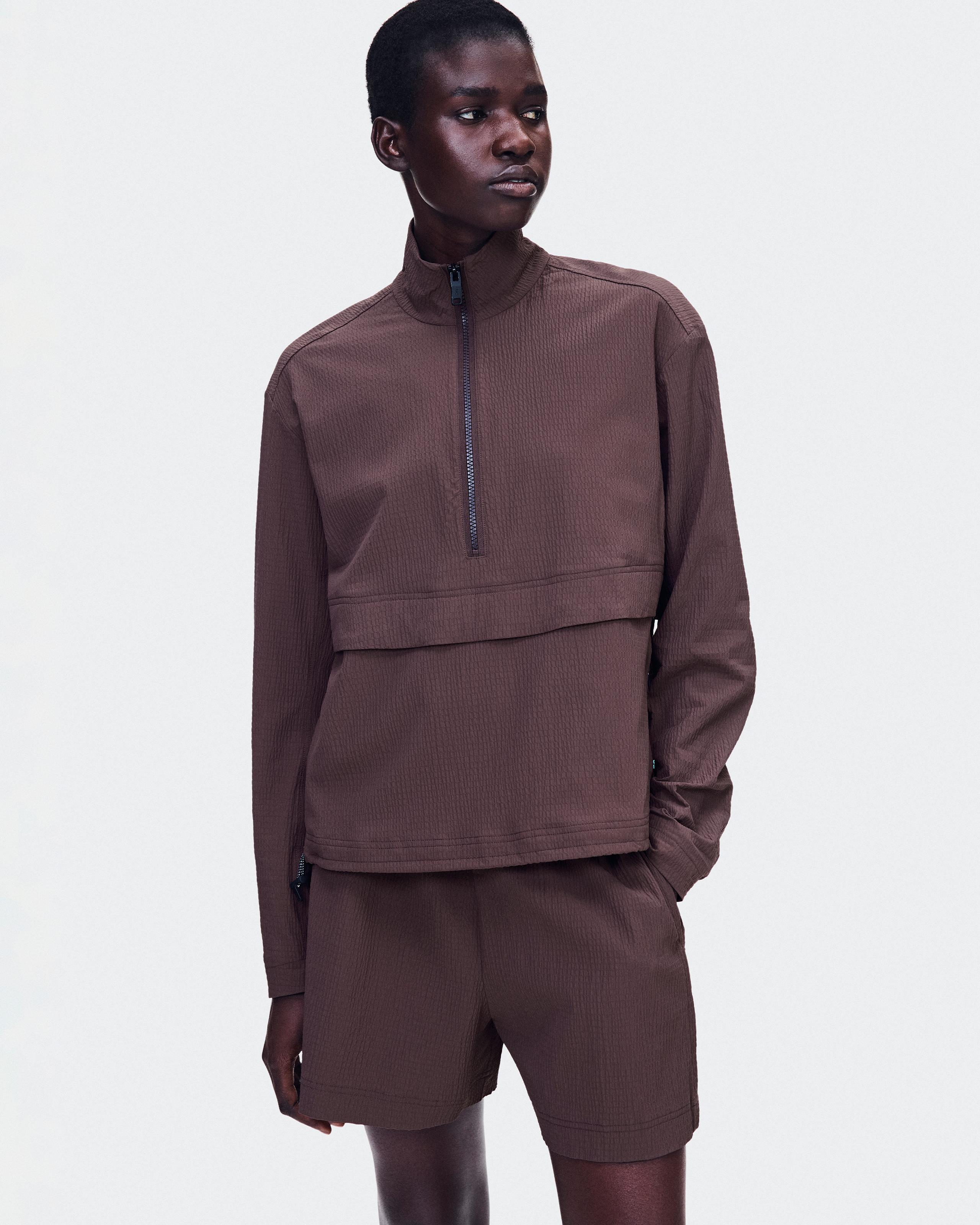 Женская толстовка On Courtside 1/2 Zip Eaze, Mulberry — фото 4
