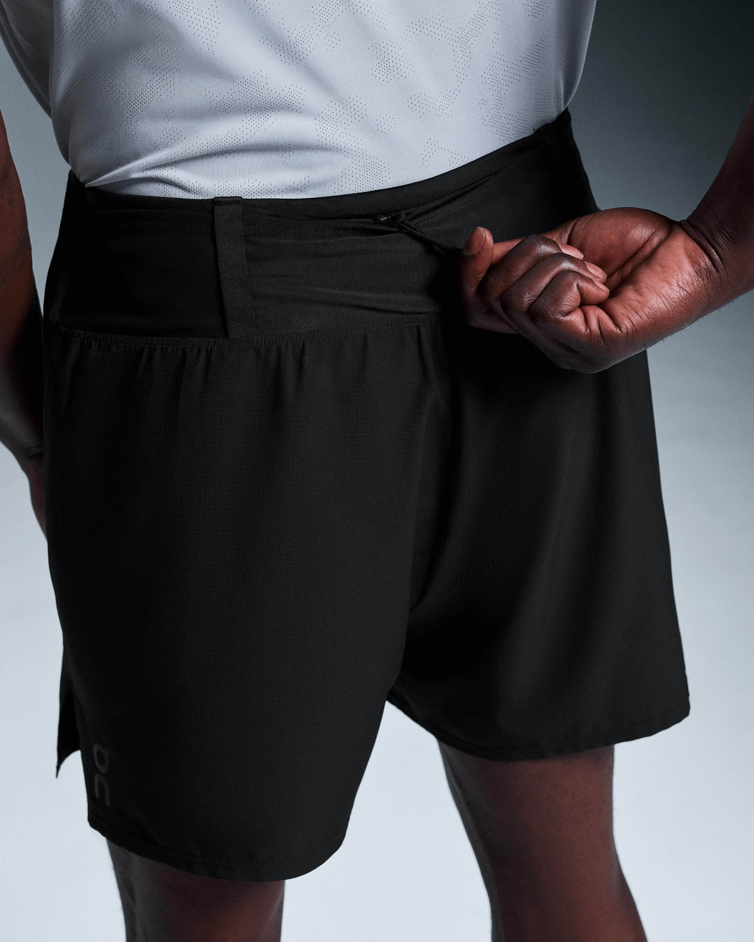 Мужские шорты On Trail Shorts, Black — фото 5